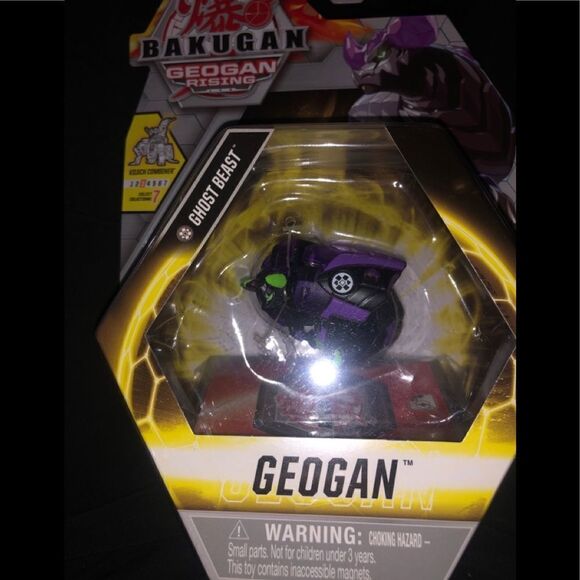 New Bakugan Geogan Rising Ghost Beast w/ Gate Card Viloch Combiner #3 - Picture 2 of 3